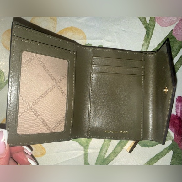 Michael Kors Olive and Brown Wallet - Picture 6 of 8